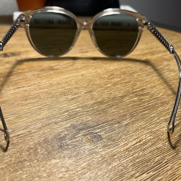 Christian Dior Diorama2 Silver Metallic Mirrored Sunglasses Cat Eye - Picture 4 of 15